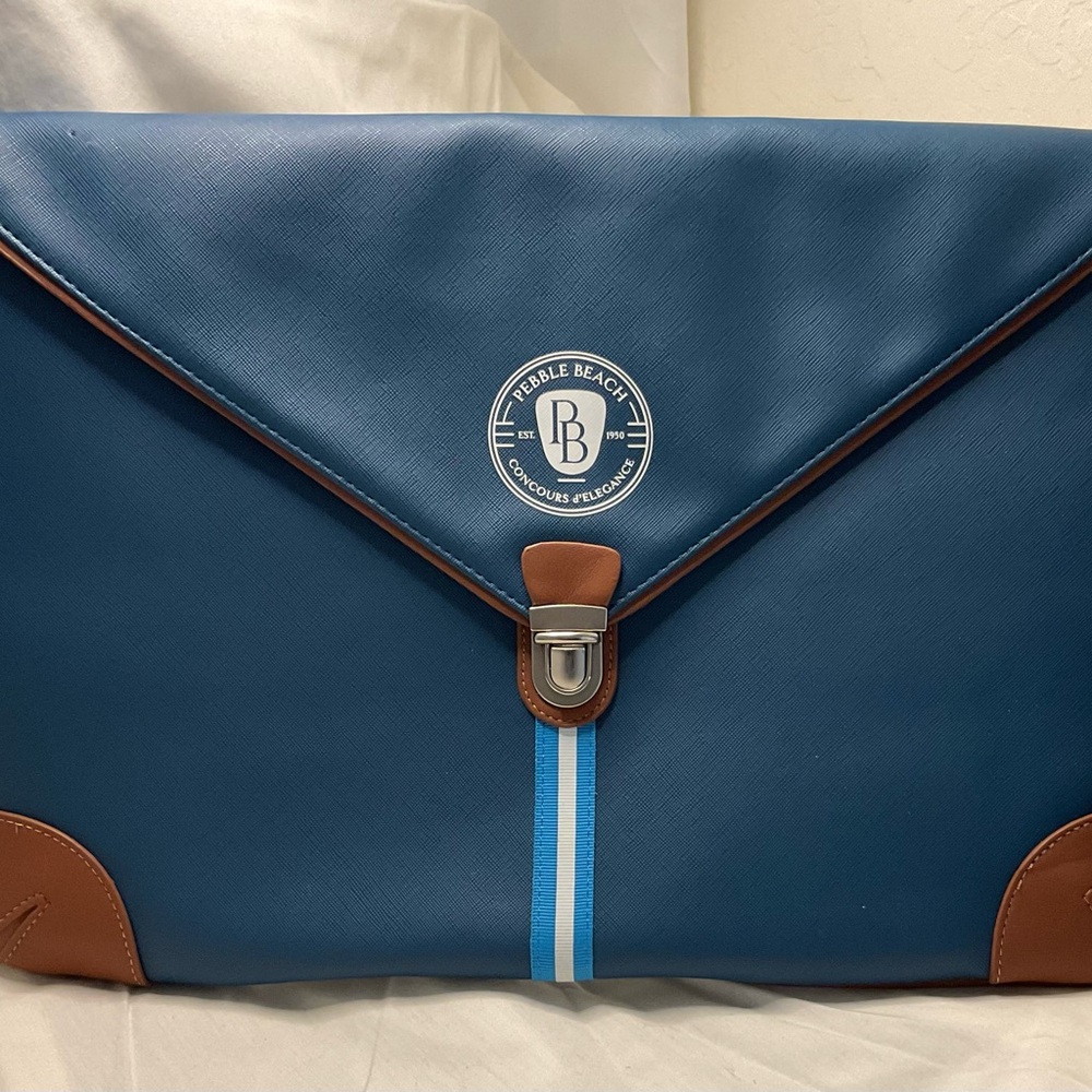 Pebble Beach Concourse d’Elegance Executive Folio Document Pouch Laptop Case